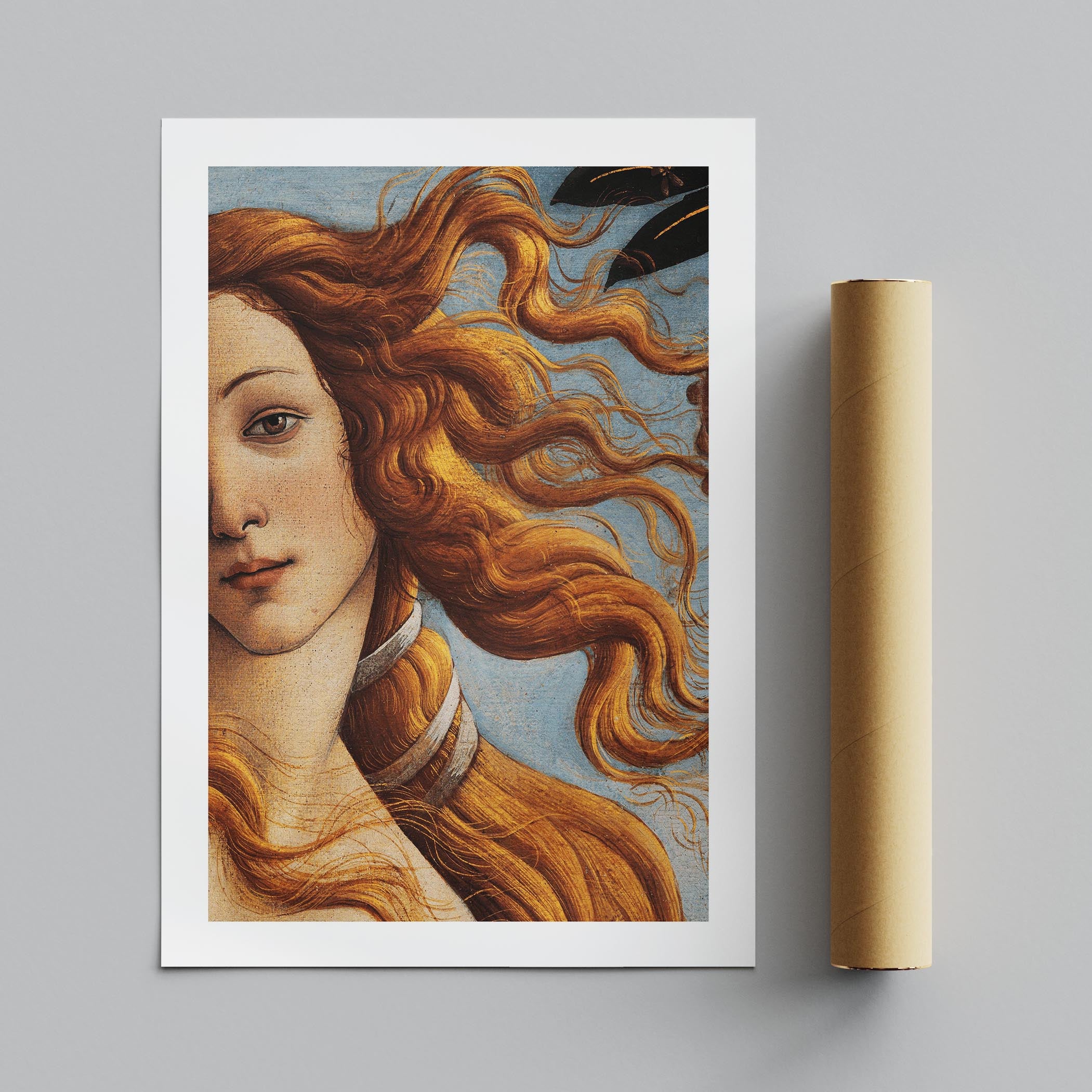 The Birth of Venus Iconic Exhibition - Sandro Botticelli - Rolled Poster Wall Art Print