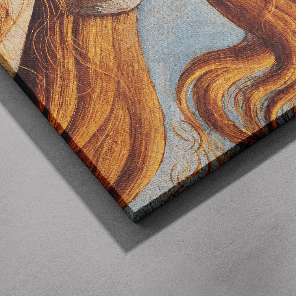 The Birth of Venus Iconic Exhibition - Sandro Botticelli - Framed Canvas Wall Art Print