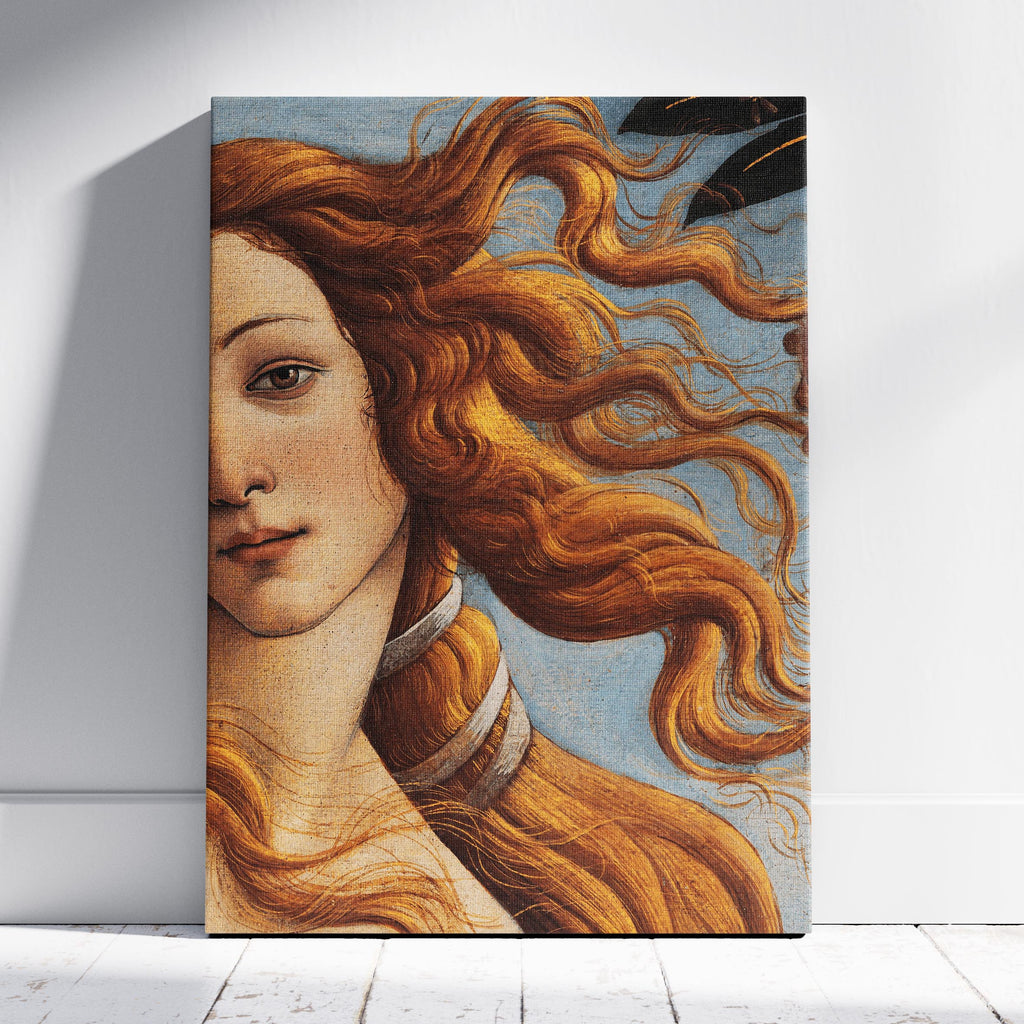 The Birth of Venus Iconic Exhibition - Sandro Botticelli - Framed Canvas Wall Art Print