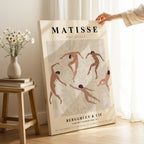 The Dance Abstract Swimming - Henri Matisse - Framed Canvas Wall Art Print | House Prints