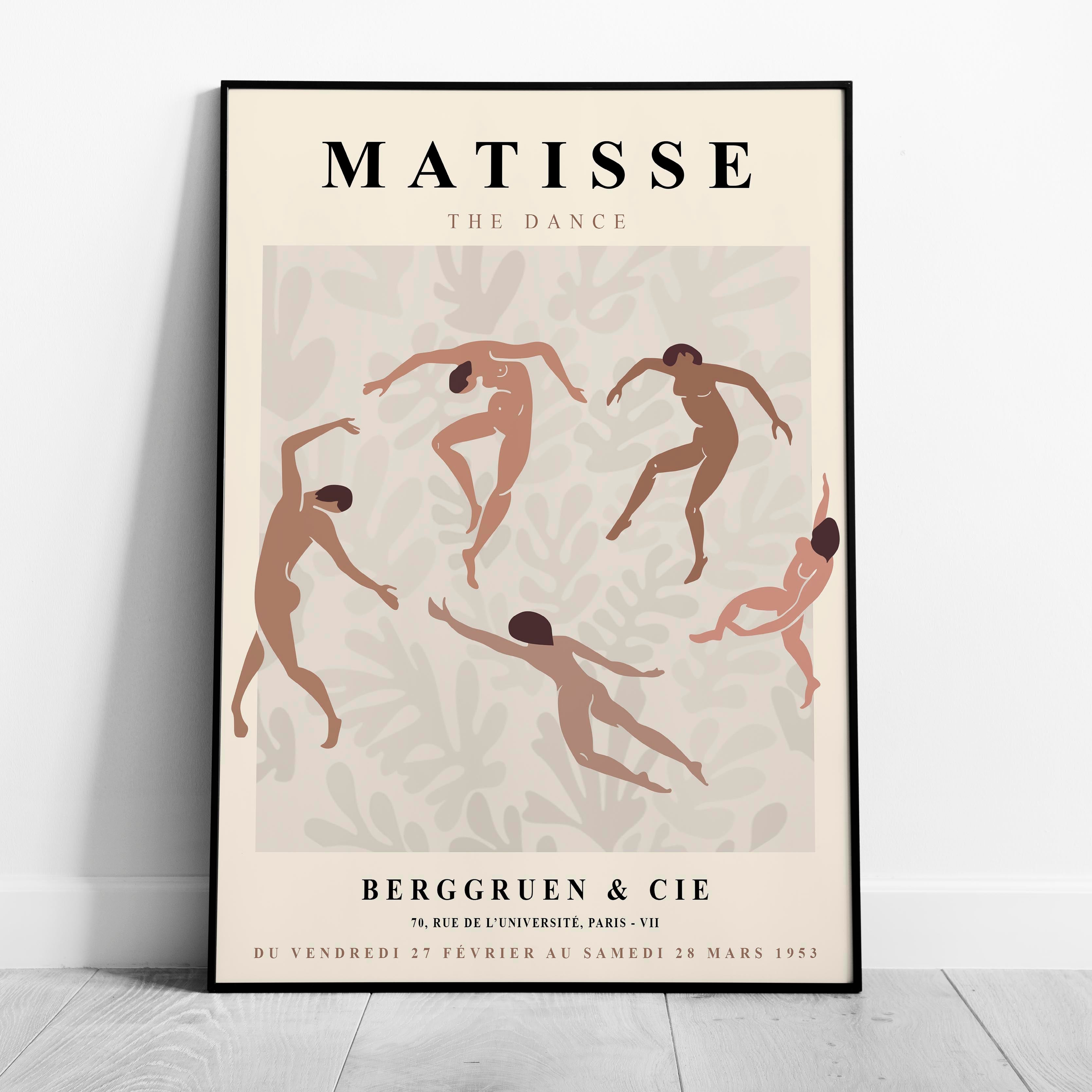 The Dance Abstract Swimming - Henri Matisse - Rolled Poster Wall Art Print