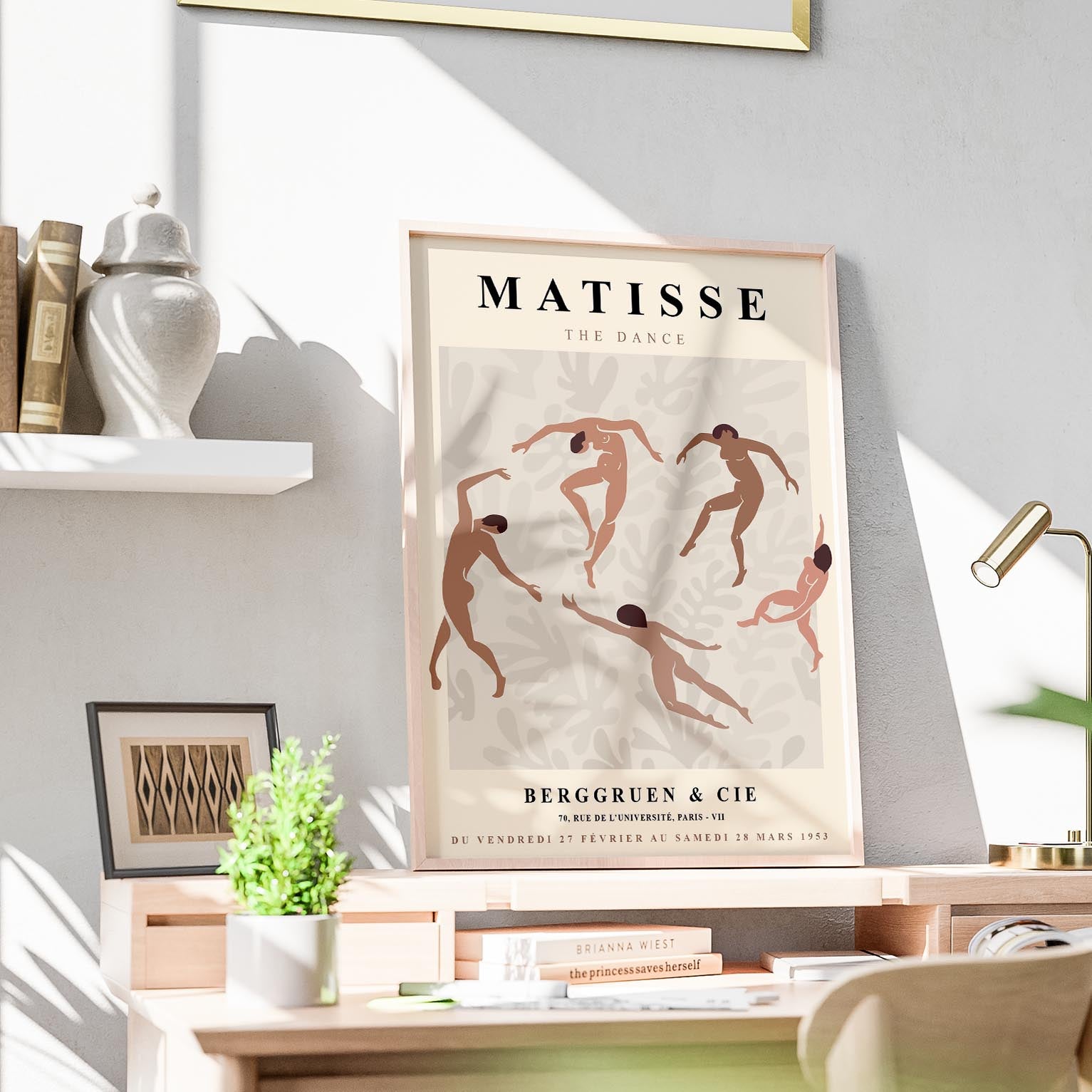 The Dance Abstract Swimming - Henri Matisse - Rolled Poster Wall Art Print