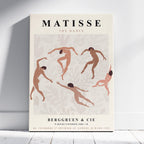 The Dance Abstract Swimming - Henri Matisse - Framed Canvas Wall Art Print | House Prints