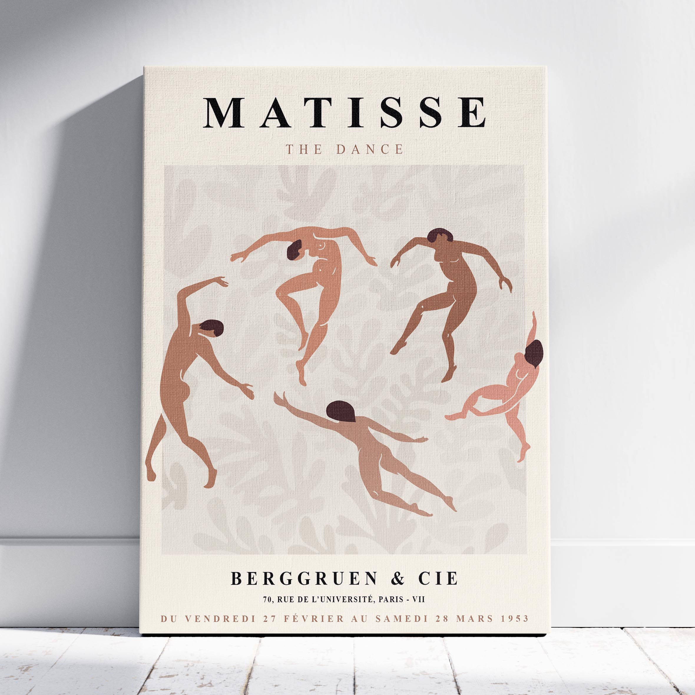 The Dance Abstract Swimming - Henri Matisse - Framed Canvas Wall Art Print