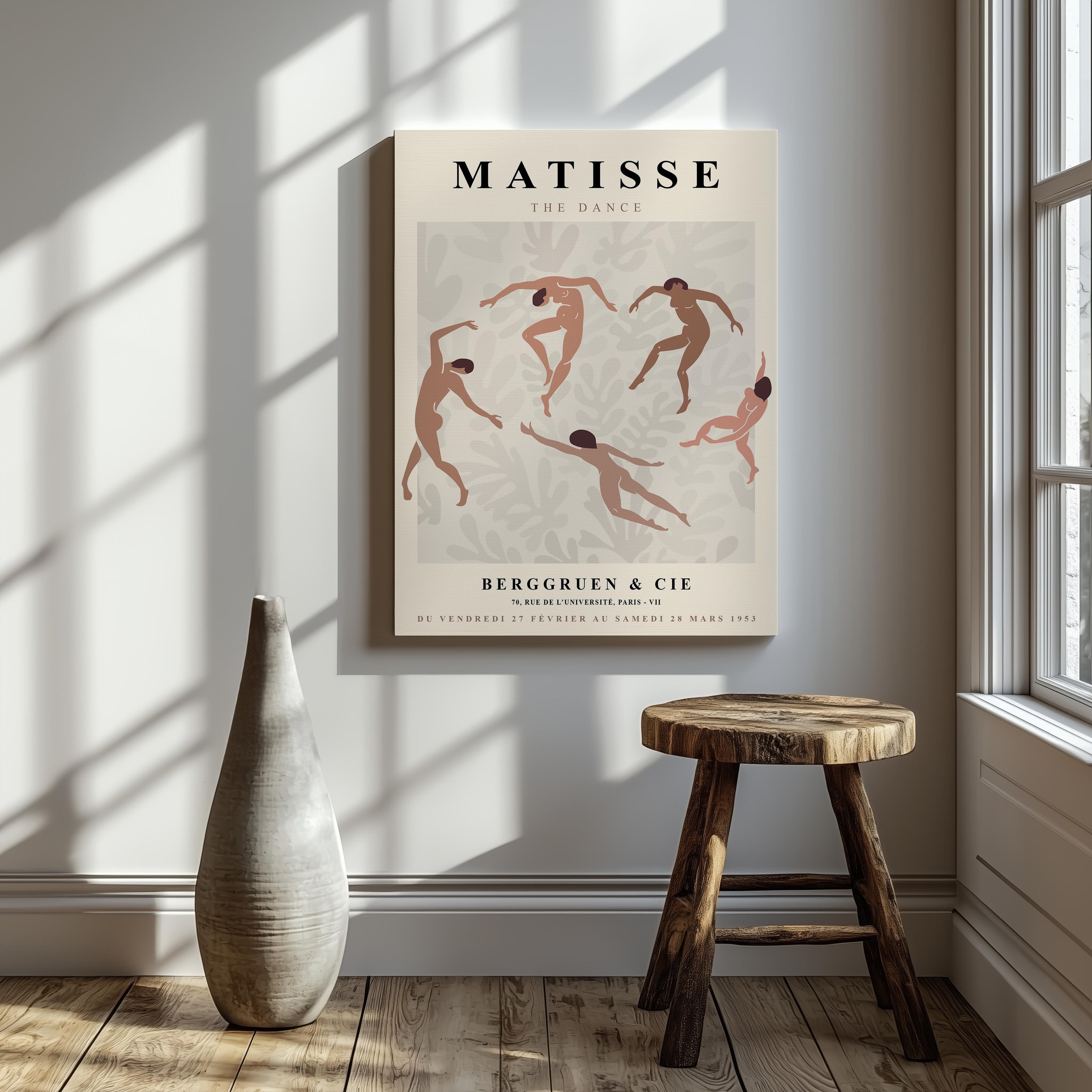 The Dance Abstract Swimming - Henri Matisse - Framed Canvas Wall Art Print