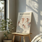 The Dance Abstract Swimming - Henri Matisse - Framed Canvas Wall Art Print | House Prints