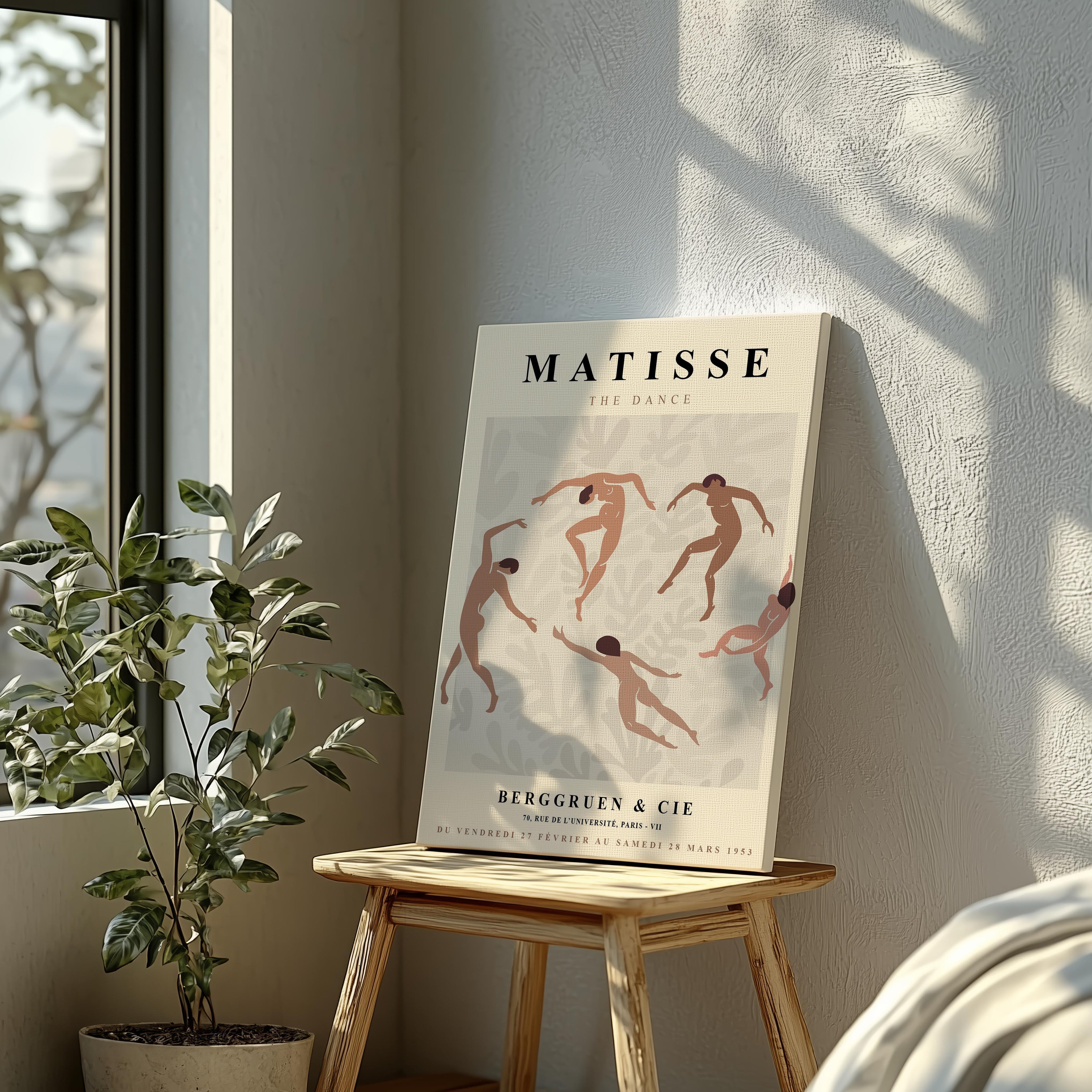 The Dance Abstract Swimming - Henri Matisse - Framed Canvas Wall Art Print