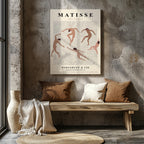 The Dance Abstract Swimming - Henri Matisse - Framed Canvas Wall Art Print | House Prints
