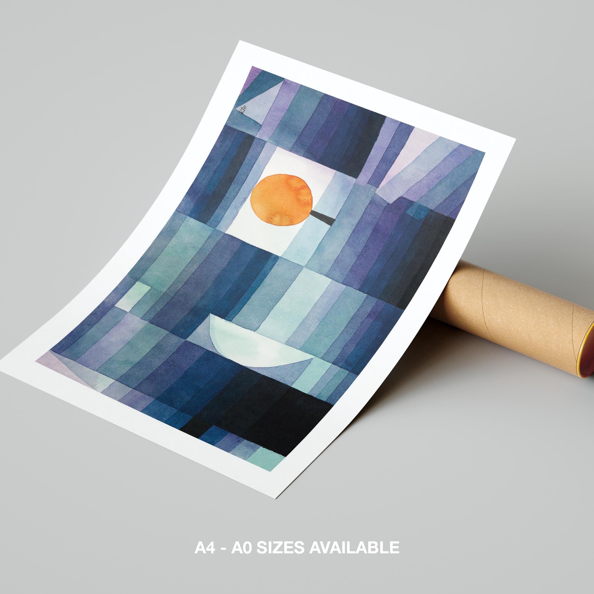 The Harbinger of Autumn - Paul Klee - Rolled Poster Wall Art Print | House Prints