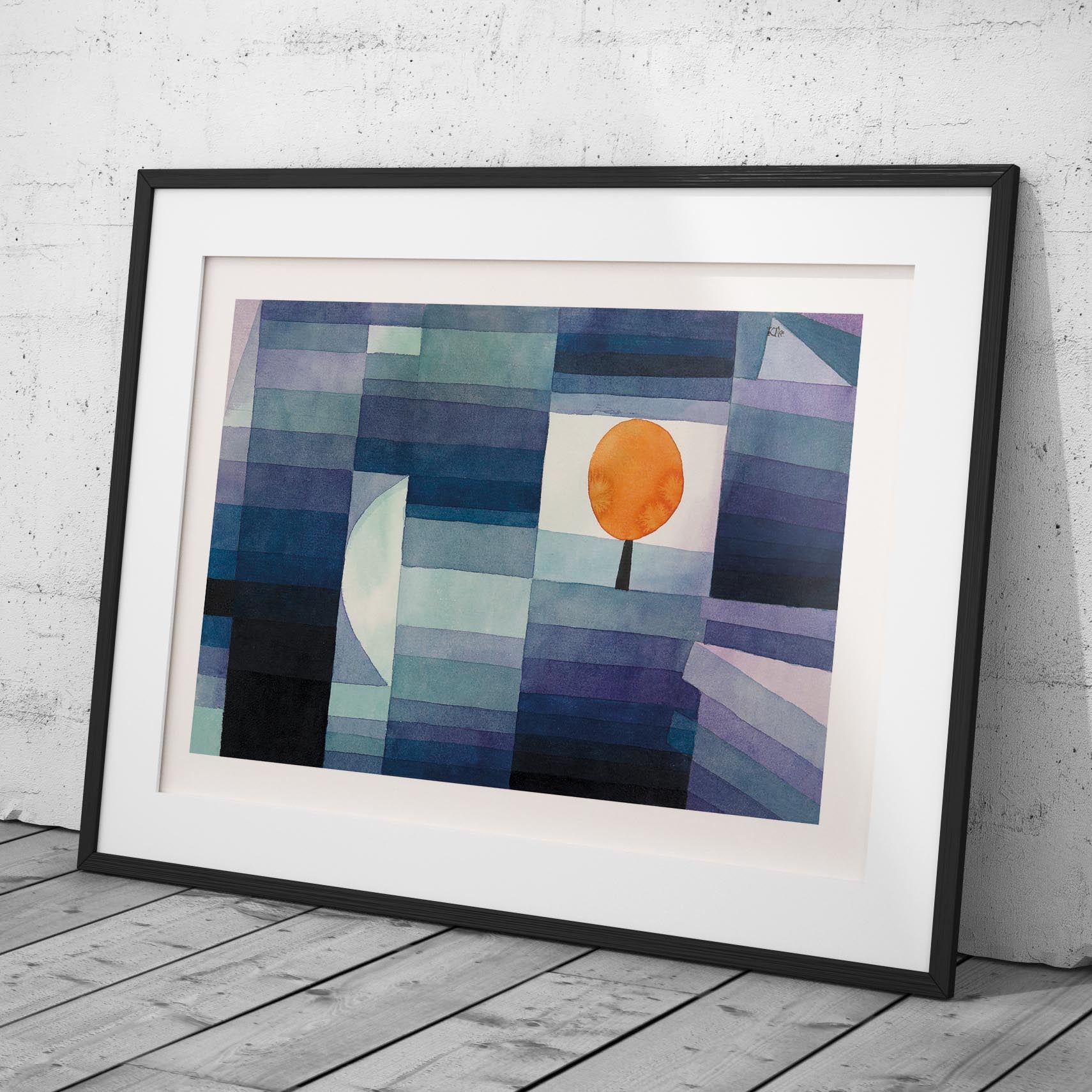The Harbinger of Autumn - Paul Klee - Rolled Poster Wall Art Print | House Prints