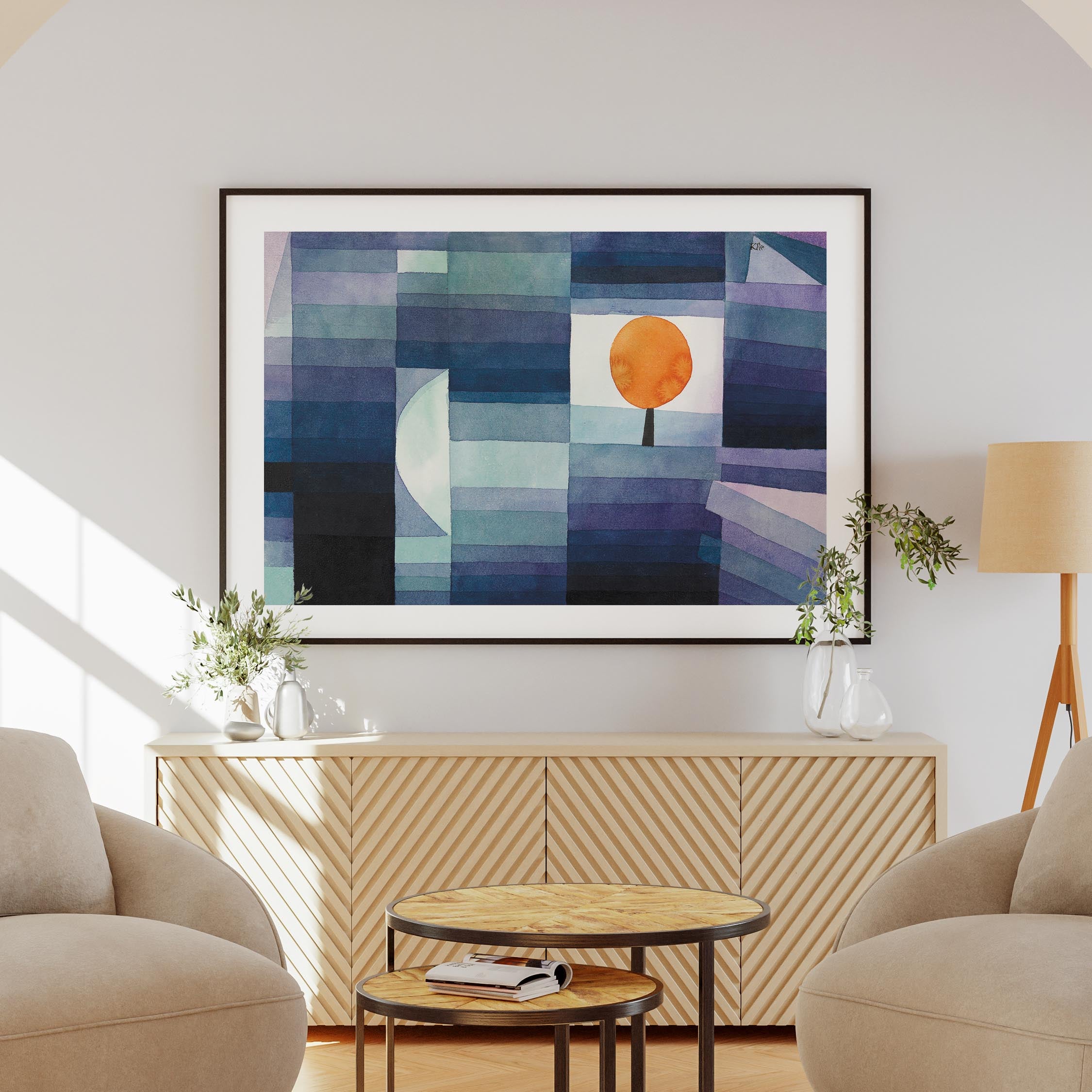 The Harbinger of Autumn - Paul Klee - Rolled Poster Wall Art Print | House Prints