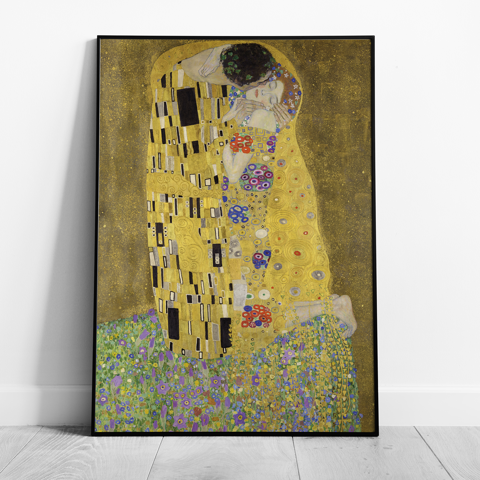 The Kiss - Gustav Klimt - Rolled Poster Wall Art Print - House Prints