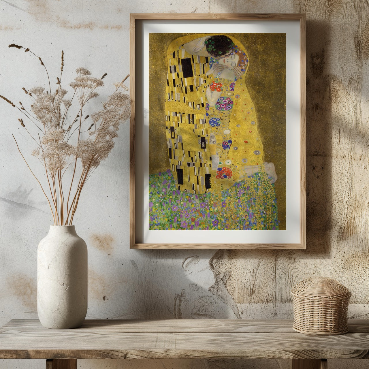 The Kiss - Gustav Klimt - Rolled Poster Wall Art Print - House Prints