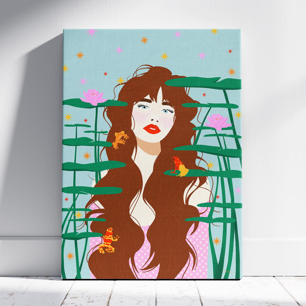 The Quiet Waters - Rosalinde Clara - Framed Canvas Wall Art Print | House Prints