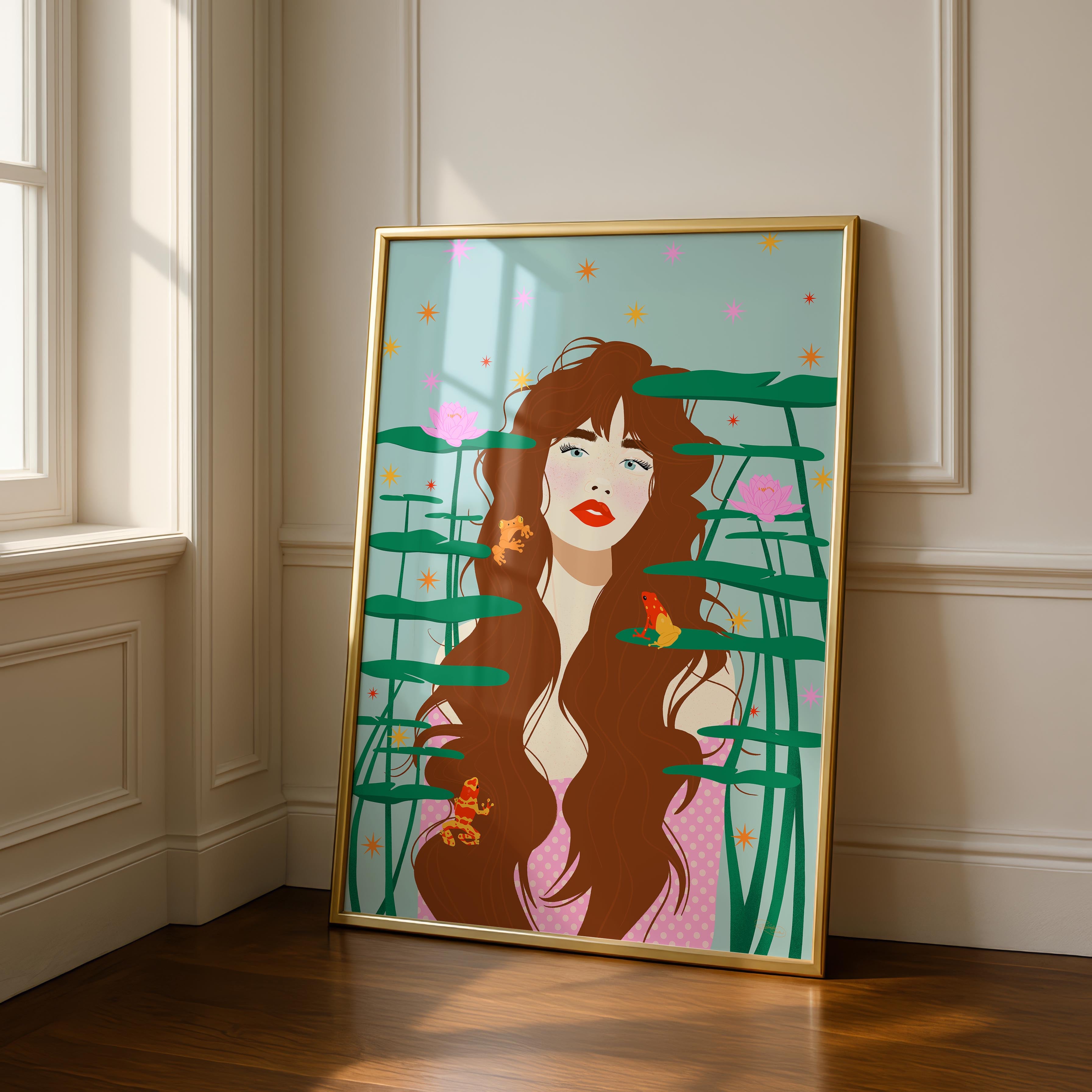 The Quiet Waters - Rosalinde Clara - Rolled Poster Wall Art Print | House Prints