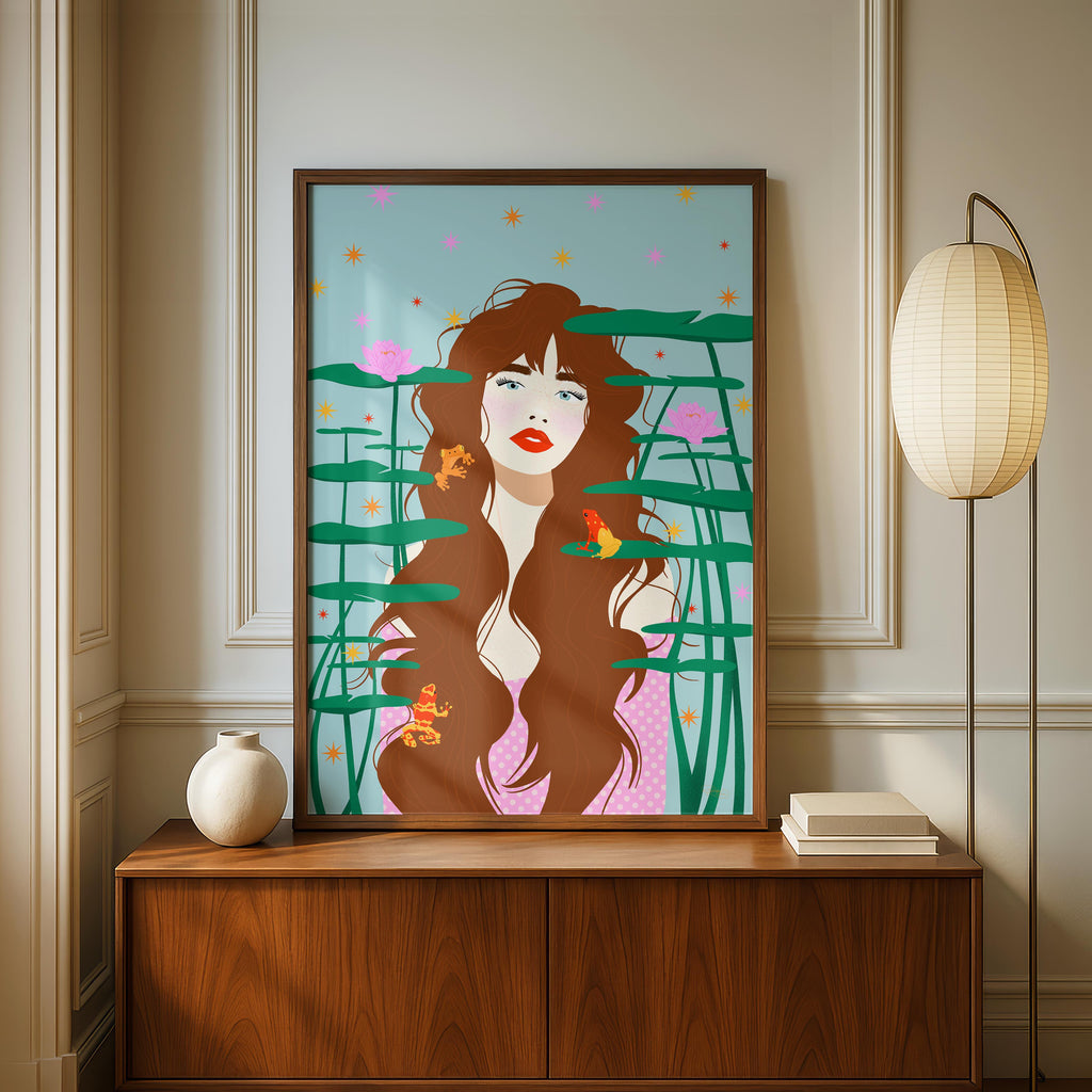 The Quiet Waters - Rosalinde Clara - Rolled Poster Wall Art Print | House Prints
