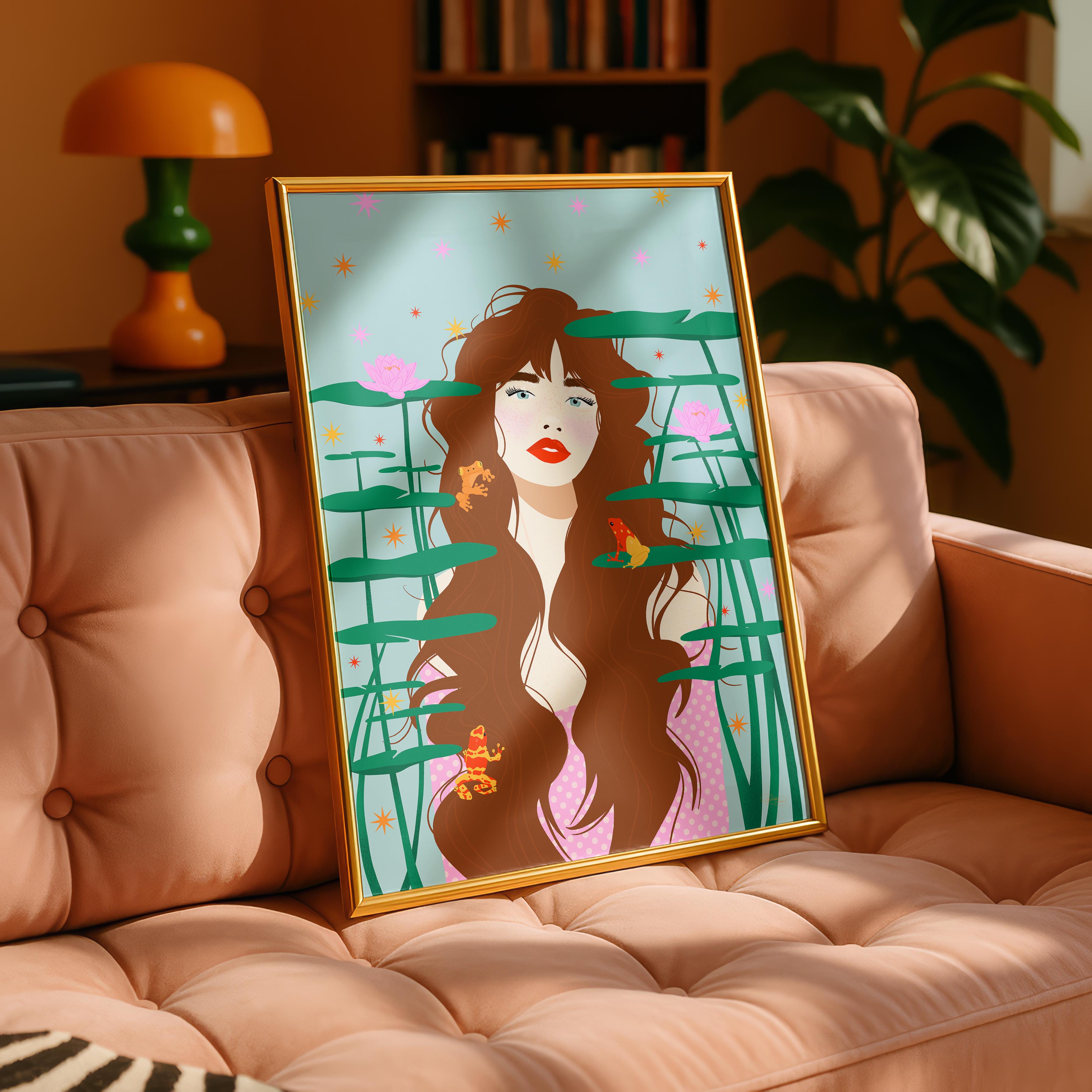 The Quiet Waters - Rosalinde Clara - Rolled Poster Wall Art Print | House Prints