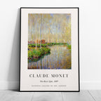 The River Epte 1885 Art Exhibition - Claude Monét - Rolled Poster Wall Art Print