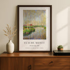 The River Epte 1885 Art Exhibition - Claude Monét - Rolled Poster Wall Art Print