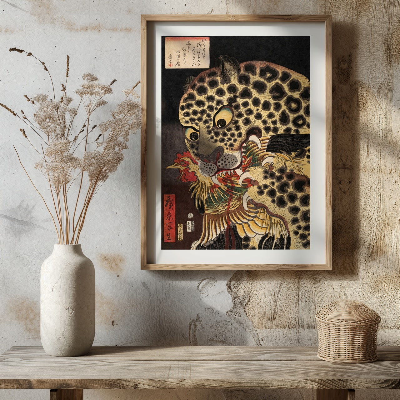The Tiger of Ryōkoku - Hirokage - Rolled Poster Wall Art Print - House Prints