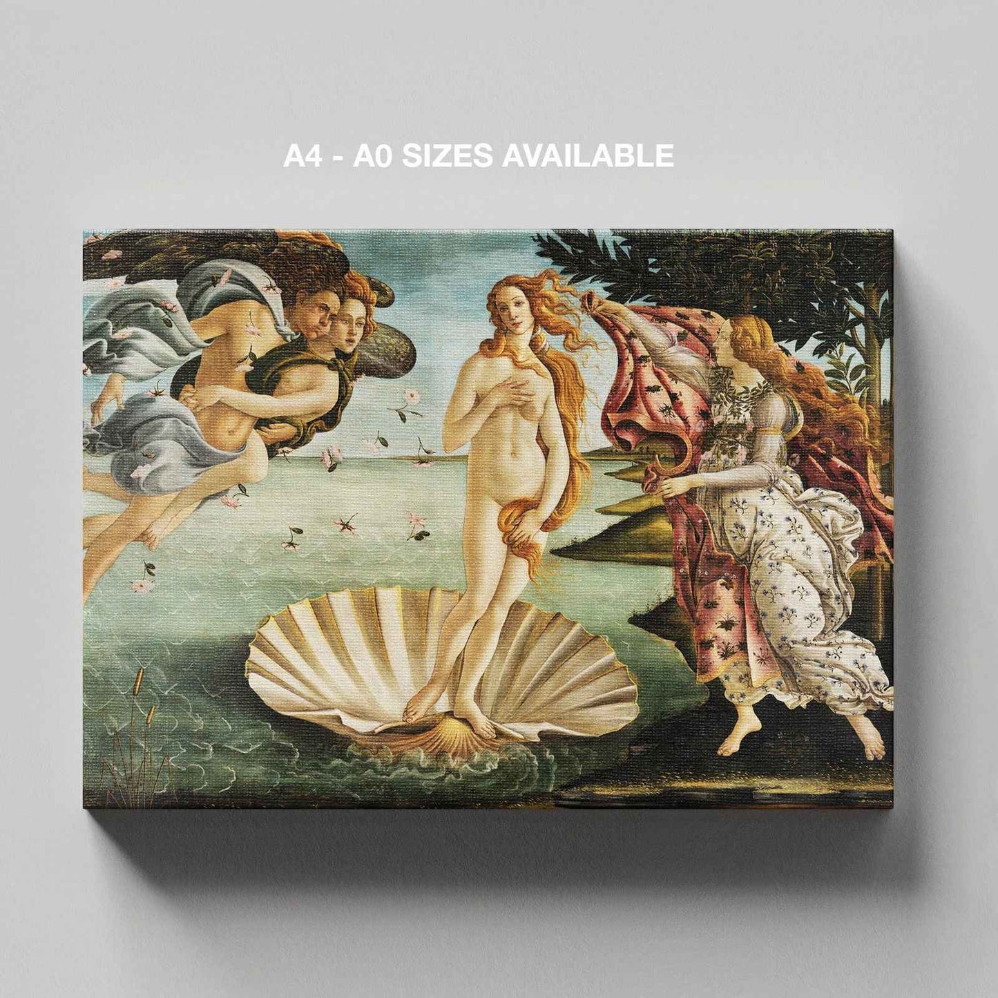 The Birth of Venus - Sandro Botticelli - Framed Canvas Wall Art Print - House Prints