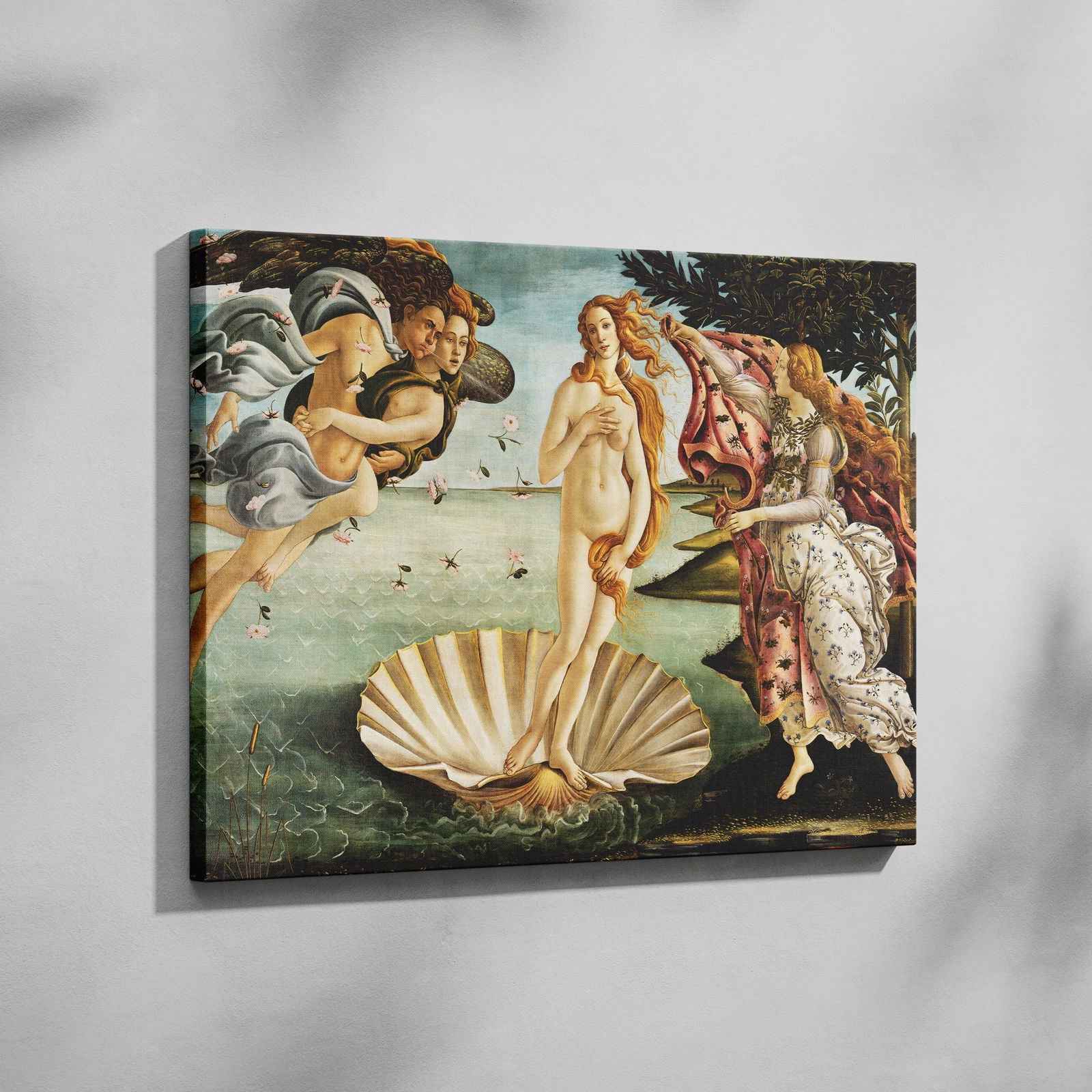 The Birth of Venus - Sandro Botticelli - Framed Canvas Wall Art Print - House Prints