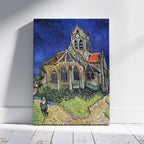 The Church at Auvers - Vincent van Gogh - Framed Canvas Wall Art Print | House Prints