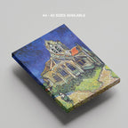 The Church at Auvers - Vincent van Gogh - Framed Canvas Wall Art Print | House Prints
