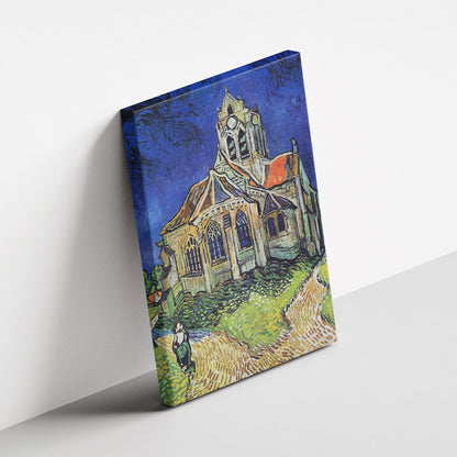 The Church at Auvers - Vincent van Gogh - Framed Canvas Wall Art Print - House Prints