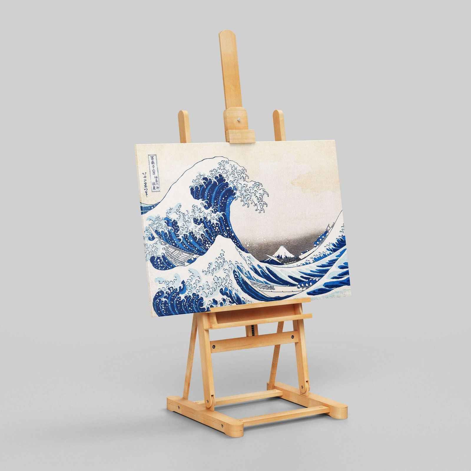 The Great Wave off Kanagawa - Katsushika Hokusai - Framed Canvas Wall Art Print - House Prints