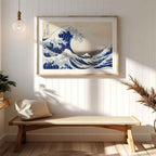 The Great Wave off Kanagawa - Katsushika Hokusai - Rolled Poster Wall Art Print | House Prints