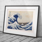 The Great Wave off Kanagawa - Katsushika Hokusai - Rolled Poster Wall Art Print | House Prints