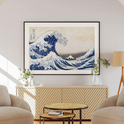 The Great Wave off Kanagawa - Katsushika Hokusai - Rolled Poster Wall Art Print - House Prints