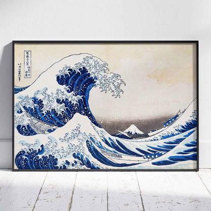 The Great Wave off Kanagawa - Katsushika Hokusai - Rolled Poster Wall Art Print - House Prints