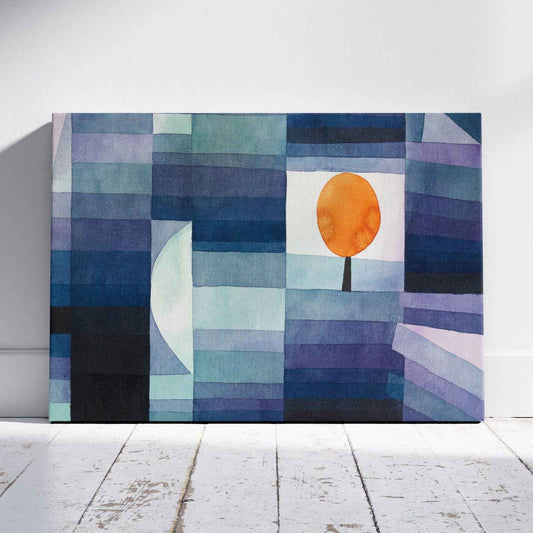 The Harbinger of Autumn - Paul Klee - Framed Canvas Wall Art Print - House Prints