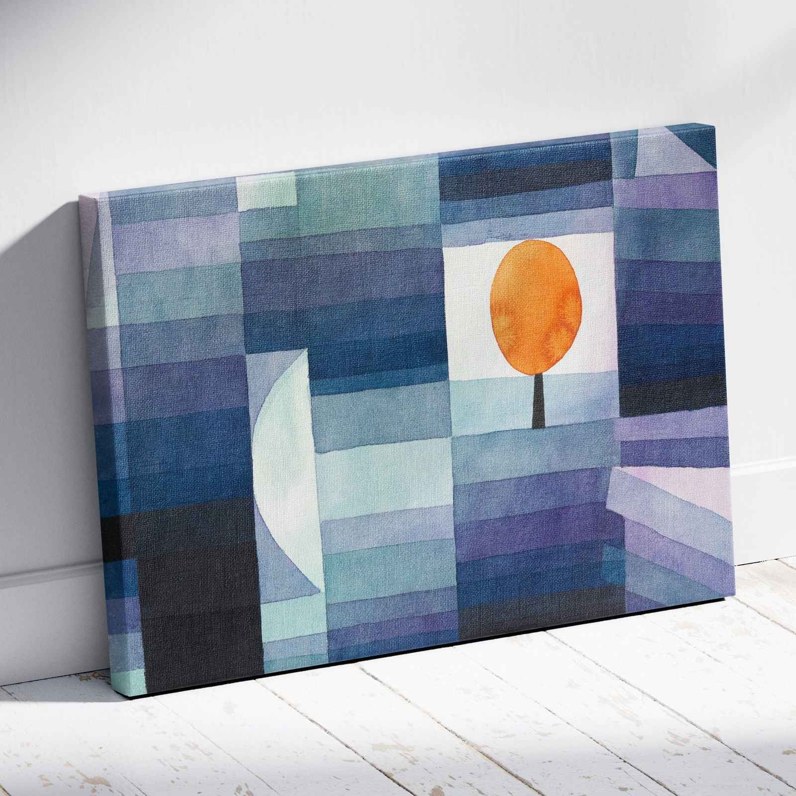 The Harbinger of Autumn - Paul Klee - Framed Canvas Wall Art Print - House Prints