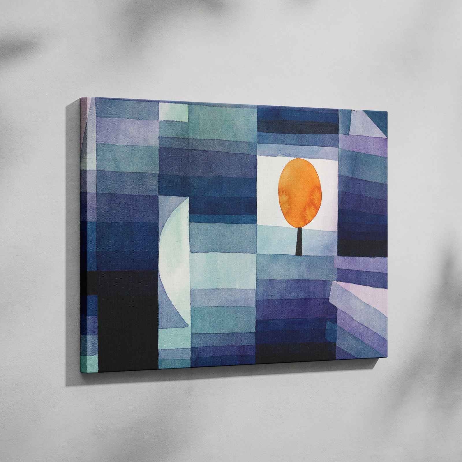 The Harbinger of Autumn - Paul Klee - Framed Canvas Wall Art Print - House Prints