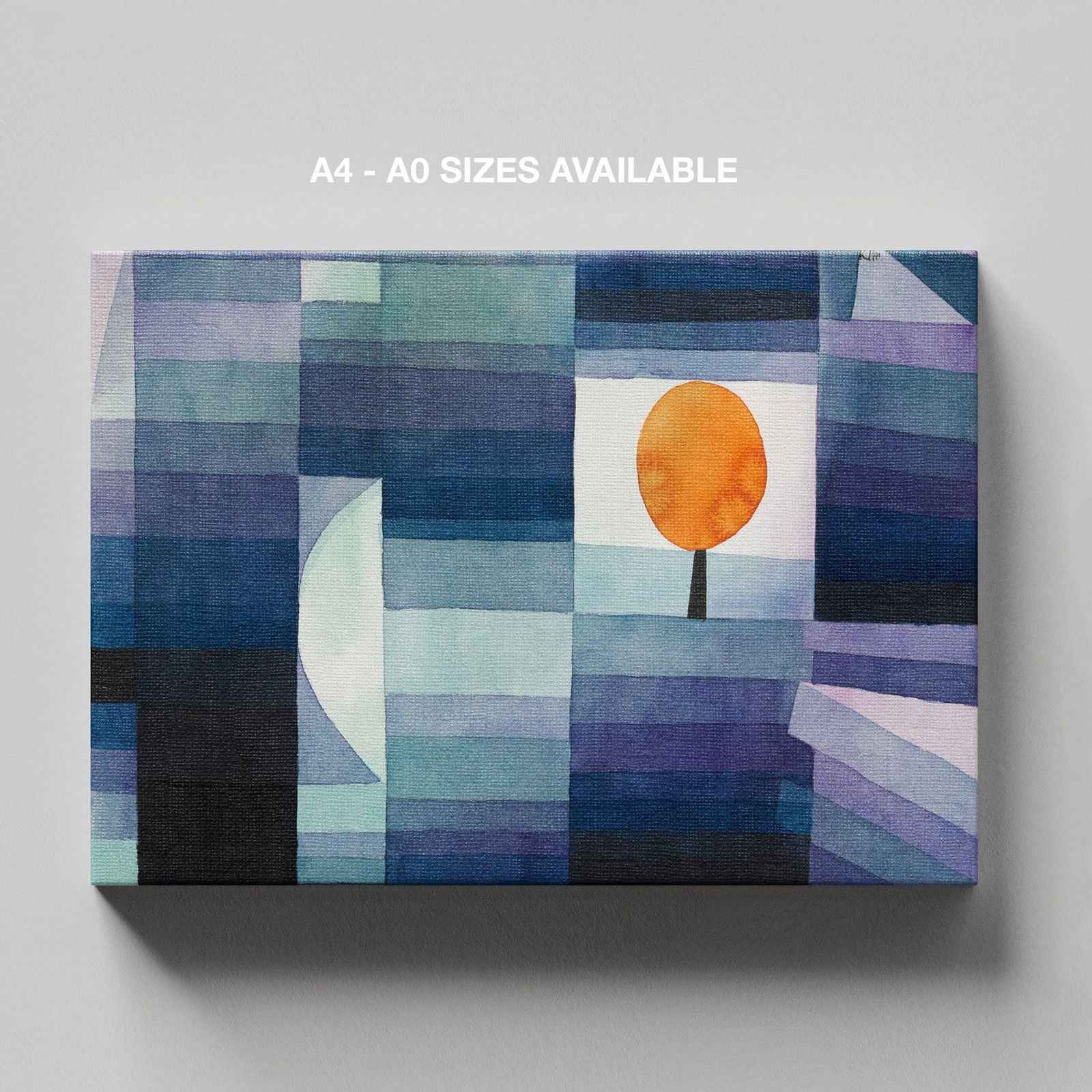 The Harbinger of Autumn - Paul Klee - Framed Canvas Wall Art Print - House Prints