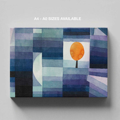 The Harbinger of Autumn - Paul Klee - Framed Canvas Wall Art Print - House Prints