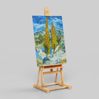 The Poplars at Saint-Remy - Vincent van Gogh - Framed Canvas Wall Art Print | House Prints