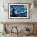 The Starry Night - Vincent van Gogh - Rolled Poster Wall Art Print | House Prints