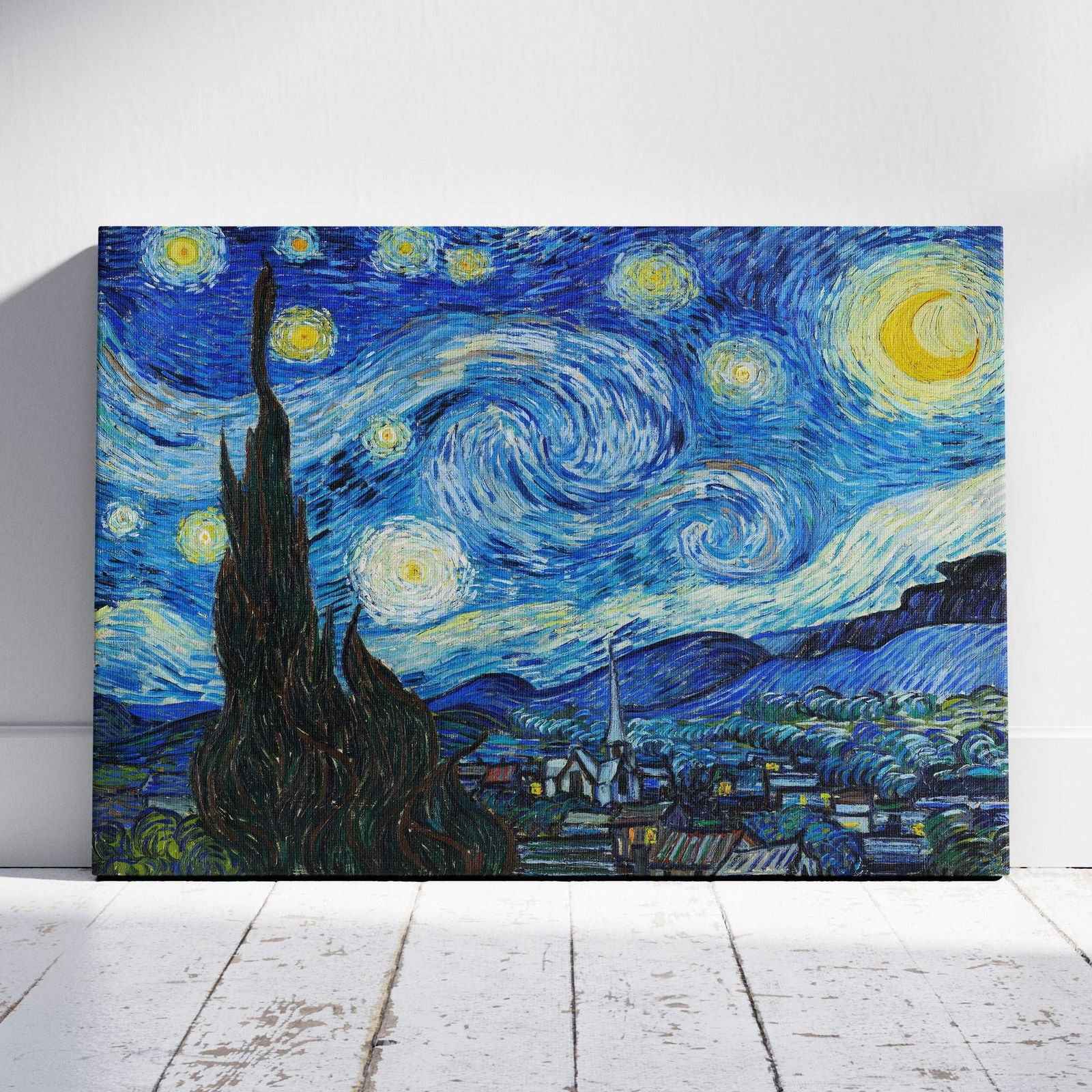 The Starry Night - Vincent van Gogh - Rolled Poster Wall Art Print - House Prints