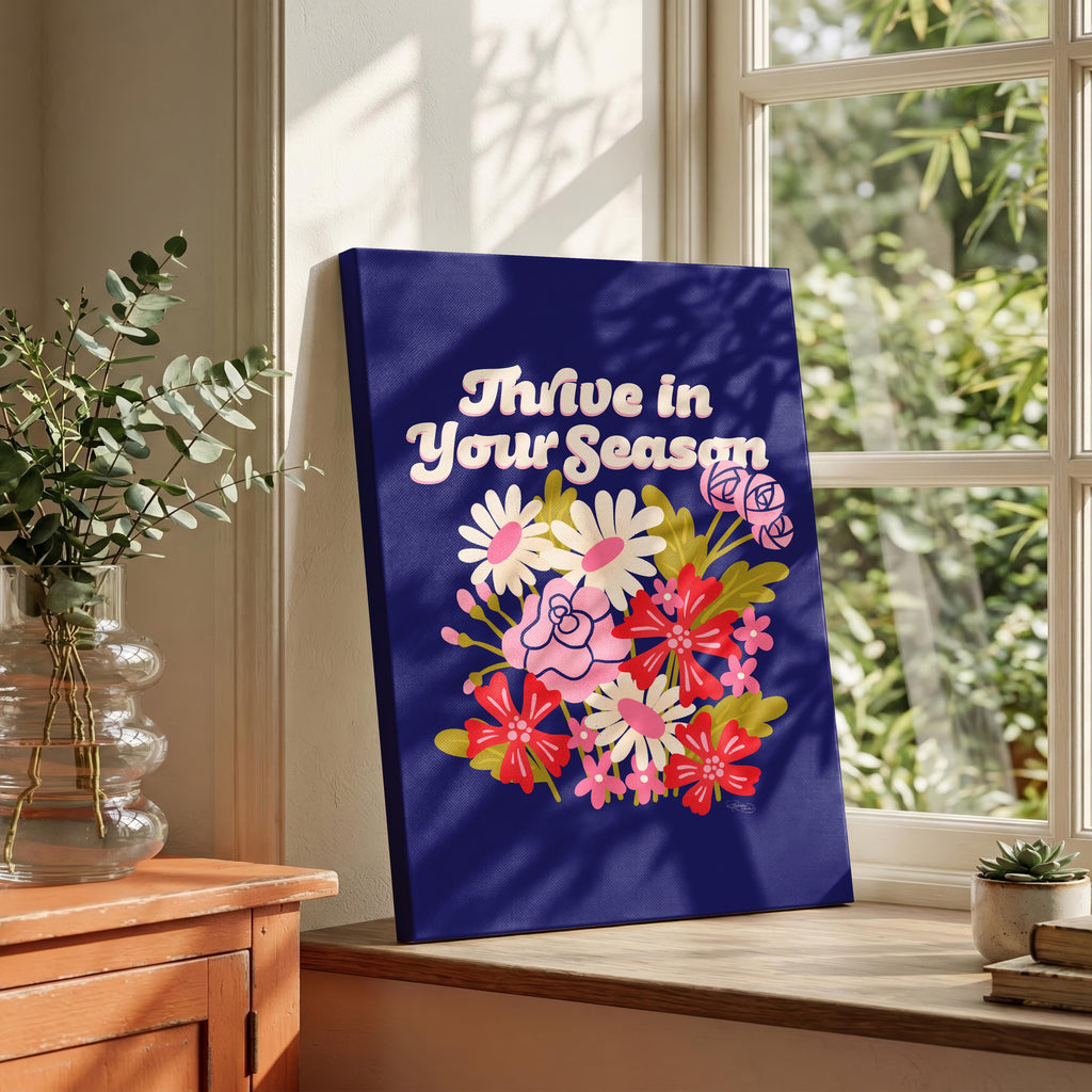 Thrive in Your Season - Rosalinde Clara - Framed Canvas Wall Art Print | House Prints
