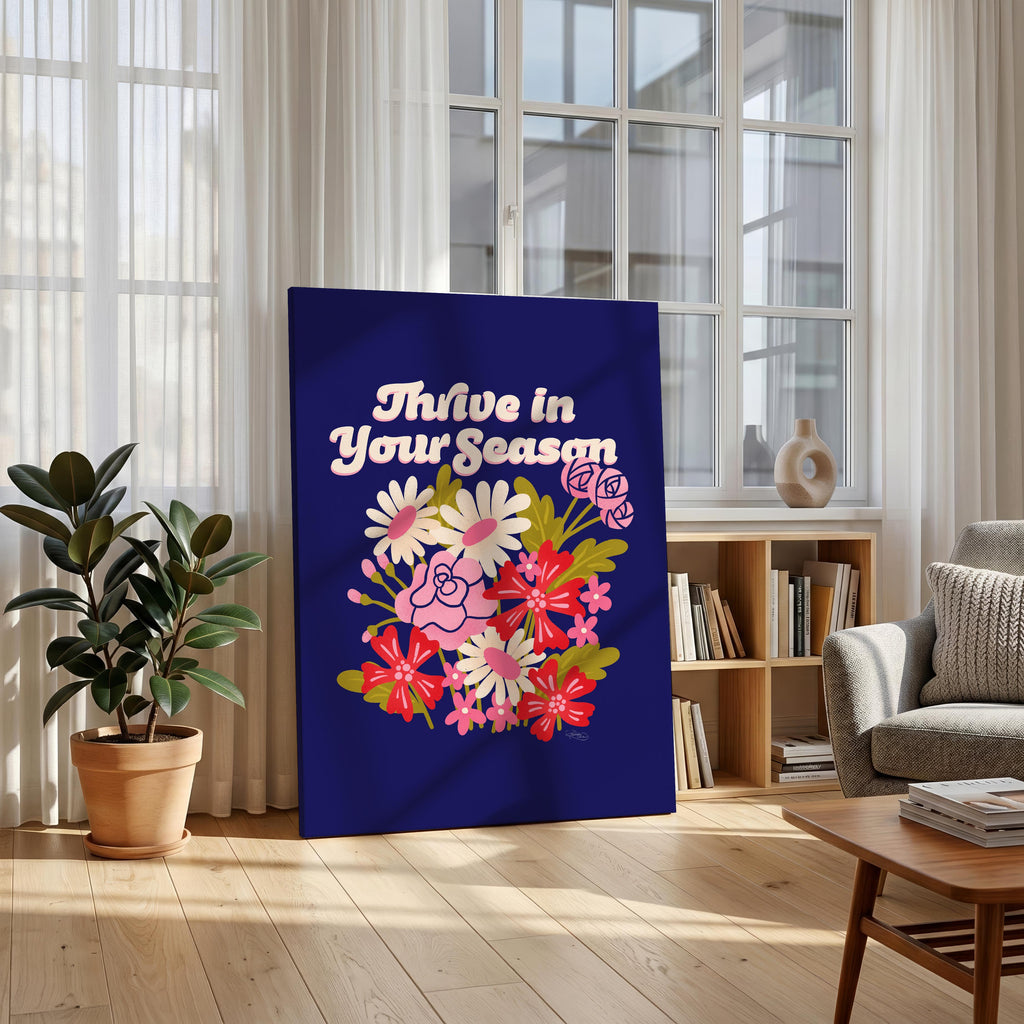 Thrive in Your Season - Rosalinde Clara - Framed Canvas Wall Art Print | House Prints