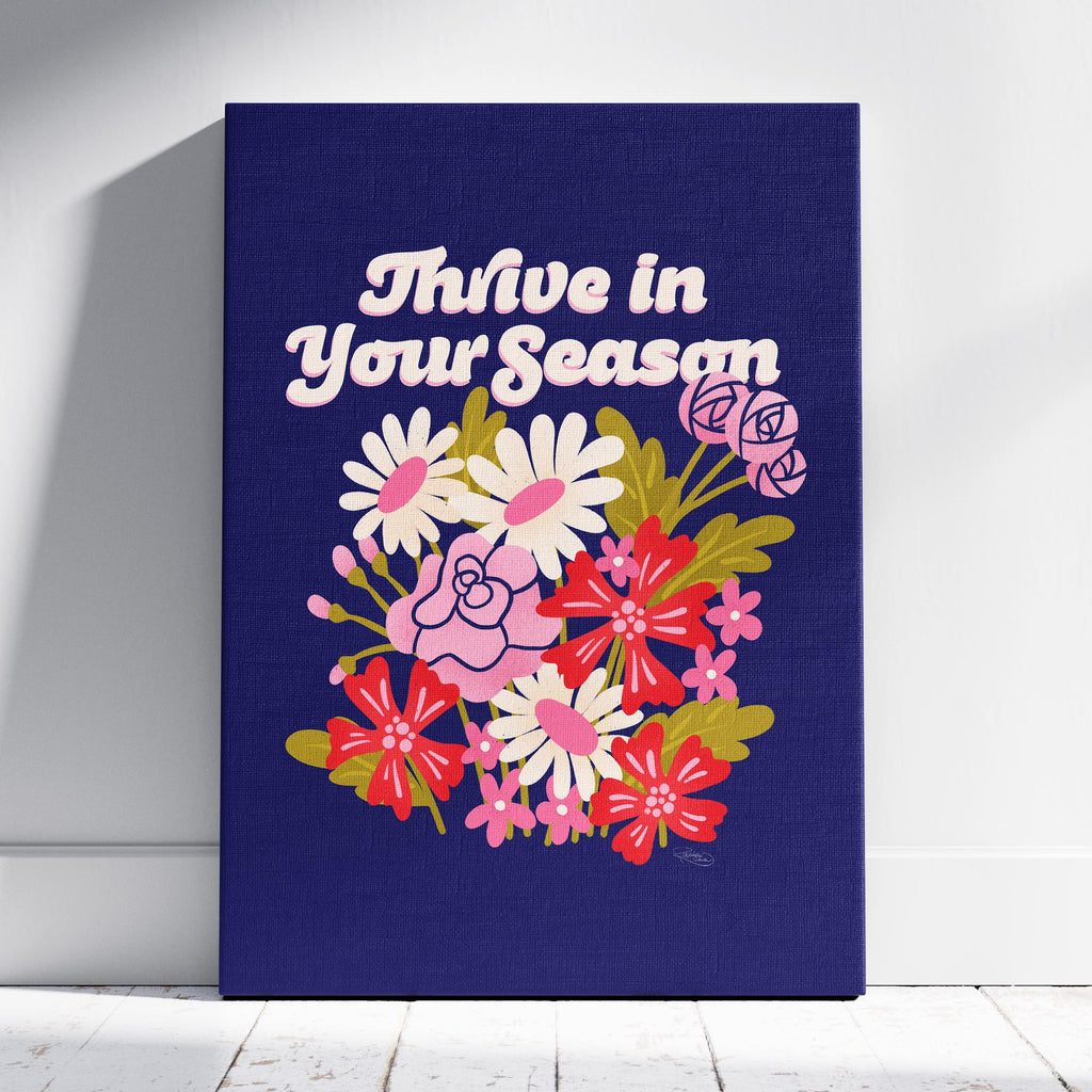 Thrive in Your Season - Rosalinde Clara - Framed Canvas Wall Art Print | House Prints