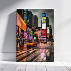 Times Square New York City - Framed Canvas Wall Art Print | House Prints