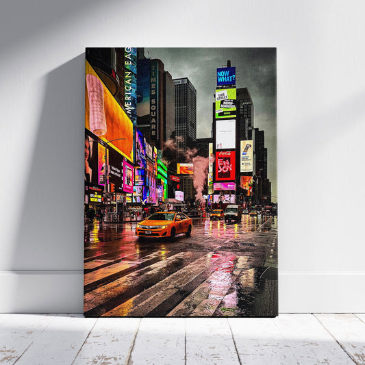 Times Square New York City - Framed Canvas Wall Art Print - House Prints