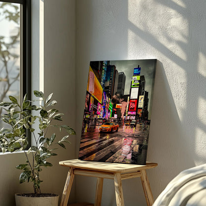 Times Square New York City - Framed Canvas Wall Art Print - House Prints