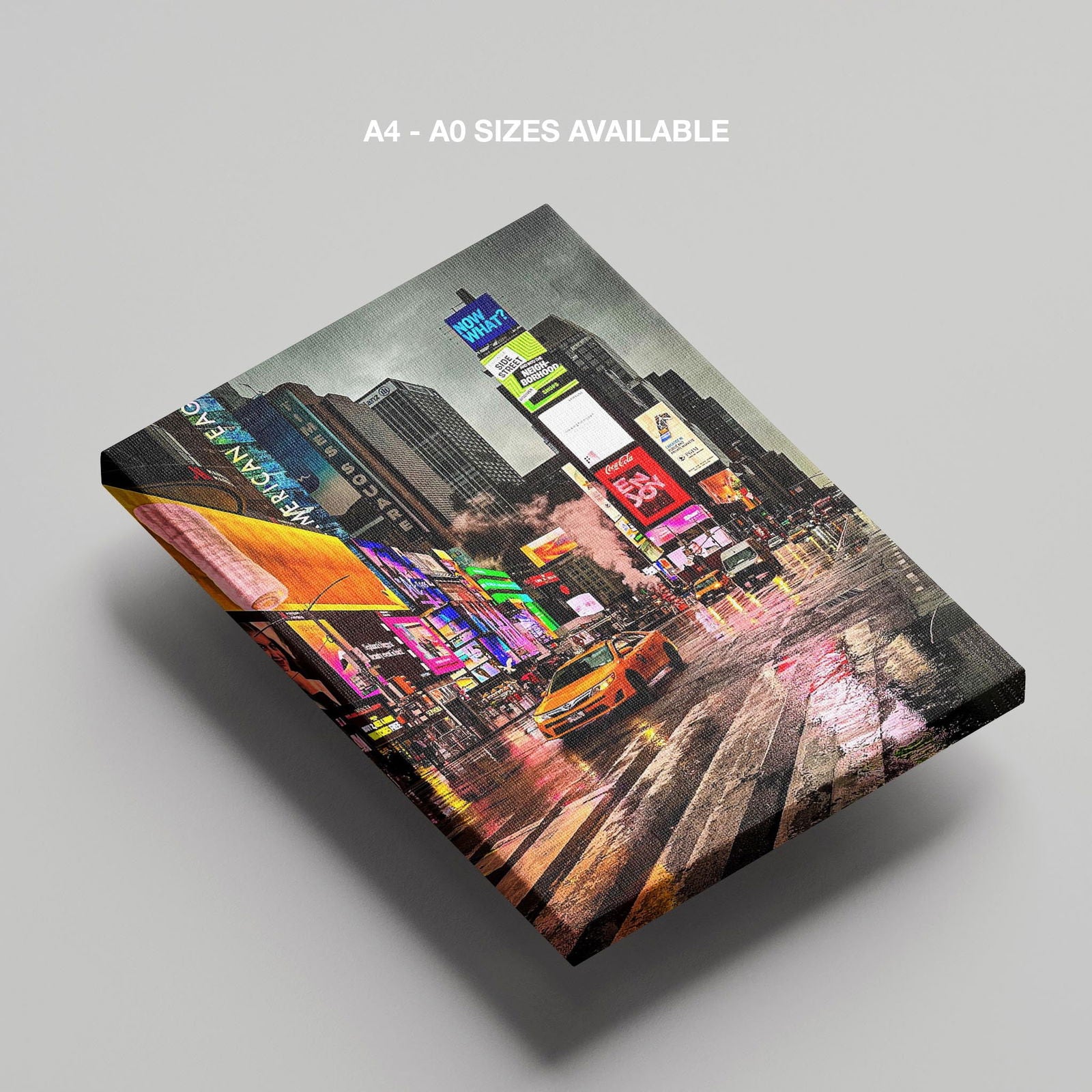 Times Square New York City - Framed Canvas Wall Art Print - House Prints