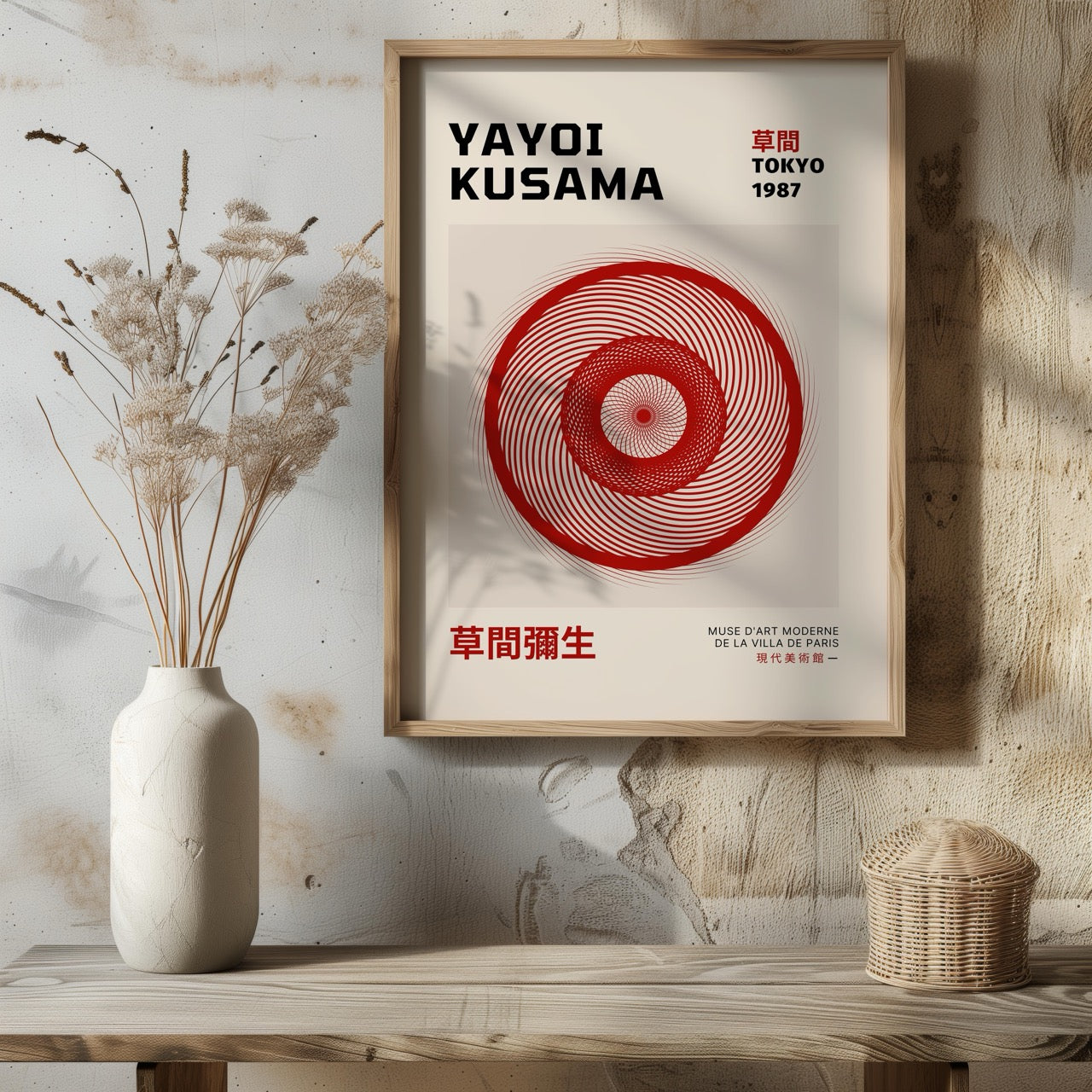 Tokyo 1987 - Yayoi Kusama - Rolled Poster Wall Art Print | House Prints